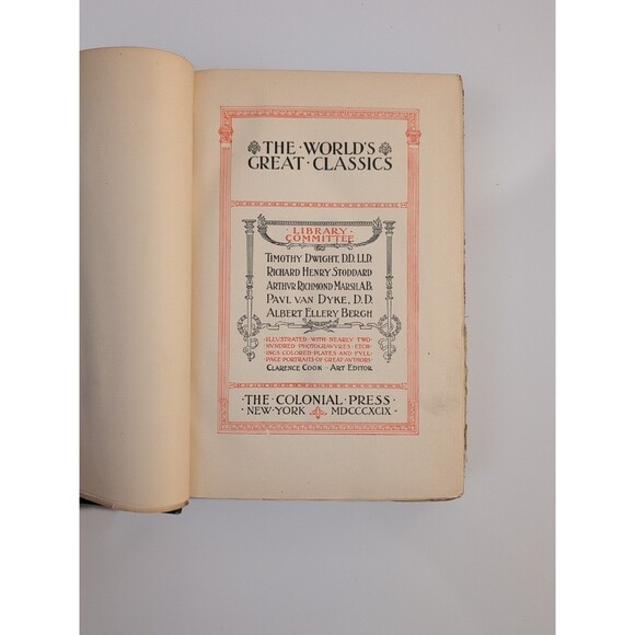 British Orators – World's Great Classics – 1900 Revised 2-Volume Set – HC - Picture 5 of 16